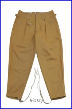 WW2 German DAK/Tropical Afrikakorps Elite SAHARIANA Sand Trousers