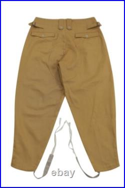 WW2 German DAK/Tropical Afrikakorps Elite SAHARIANA Sand Trousers