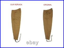 WW2 German DAK/Tropical Afrikakorps Elite SAHARIANA Sand Trousers