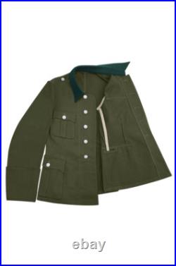 WW2 German DAK/Tropical Afrikakorps M36 Officer Olive Service Tunic Jacket WW2 German DAK/Tropical Afrikakorps M36 Officer Olive Service Tunic Jacket