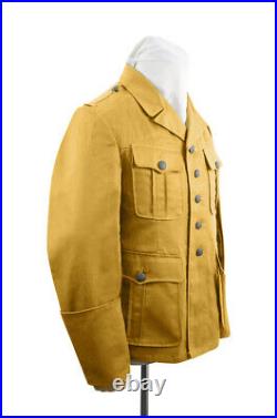 WW2 German DAK/Tropical Afrikakorps M40 officer sand field tunic