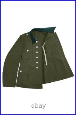 WW2 German DAK/Tropical Afrikakorps M41 Officer Olive Service Tunic Jacket M