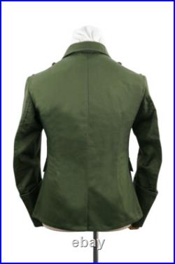 WW2 German DAK/Tropical Afrikakorps M43 officer olive field tunic