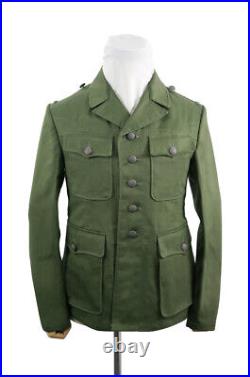 WW2 German DAK Tropical Afrikakorps olivebrown field tunic 2nd pattern M42