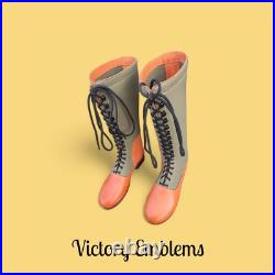 WW2 German DAK Tropical High Boots-Repro with Hobnailed Sole, All Sizes Available