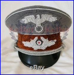WW2 German Diplomatic Eastern Peoples Government Officer Official Visor Hat Cap