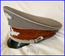WW2 German Diplomatic Eastern Peoples Government Officer Official Visor Hat Cap