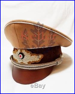 WW2 German Diplomatic Military Generals Officers Visor Hat Cap Schirmuttzen