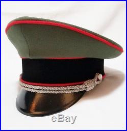 WW2 German Elite Artillery Officer Parade Dress Visor hat cap schirmmutze