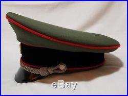 WW2 German Elite Artillery Officer Parade Dress Visor hat cap schirmmutze