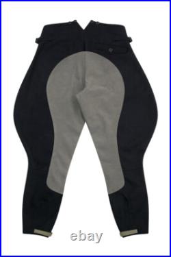 WW2 German Elite Black Wool Riding Breeches