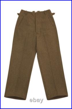 WW2 German Elite Brown Wool Officer Trousers