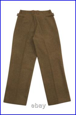 WW2 German Elite Brown Wool Officer Trousers