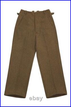 WW2 German Elite Brown Wool Officer Trousers 3XL