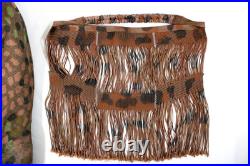 WW2 German Elite Camouflage Sniper / MG Helmet Face Veil M38 Type 1