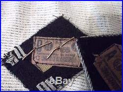 WW2 German Elite Collar Tabs Black