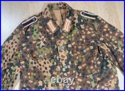 WW2 German Elite Dot 44 Autumn Field Jacket Uniform with Polizei Insignia REPRO