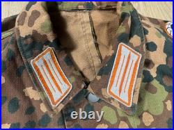 WW2 German Elite Dot 44 Autumn Field Jacket Uniform with Polizei Insignia REPRO