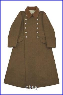 WW2 German Elite EM Brown Wool Greatcoat