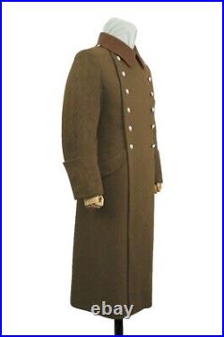 WW2 German Elite EM Brown Wool Greatcoat