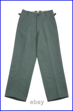 WW2 German Elite Fieldgrey Gabardine Straight Trousers