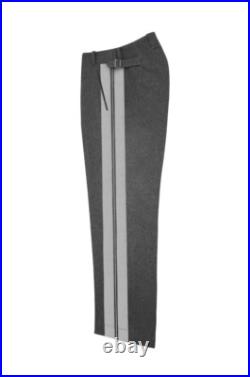WW2 German Elite General Stone Grey Wool Straight Trousers
