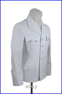 WW2 German Elite M32 White Gabardine Tunic