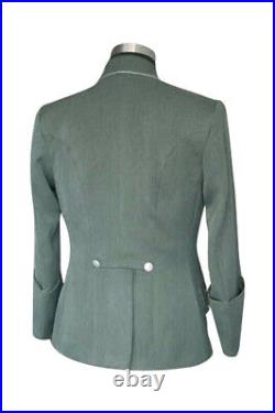 WW2 German Elite M34 Officer Fieldgrey Gabardine Jacket dress tunic