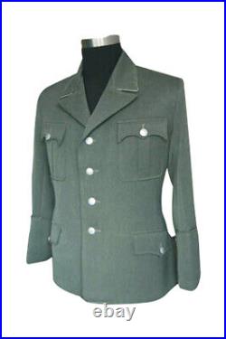 WW2 German Elite M34 Officer Fieldgrey Gabardine Jacket dress tunic M