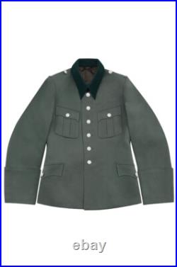 WW2 German Elite M35 Officer Gabardine Service Tunic Jacket 6 buttons