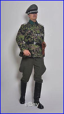 WW2 German Elite M36 Officer's Planetree-pattern Camouflage Tunic
