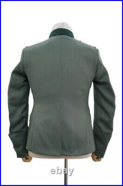 WW2 German Elite M37 Officer Gabardine Service Tunic Jacket 6 buttons