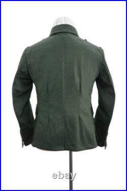 WW2 German Elite M40 EM Summer HBT Reed Green Field Tunic