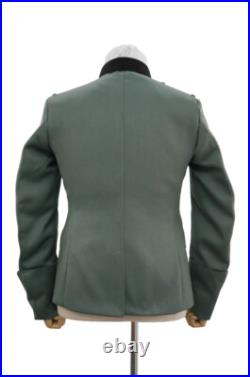 WW2 German Elite M41 officer Gabardine black collar service tunic Jacket