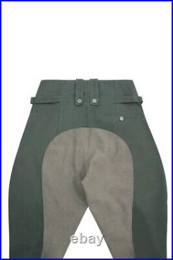 WW2 German Elite M43 Field Grey Gabardine Mounted Troops Riding Breeches I