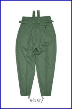 WW2 German Elite M43 Fieldgrey wool trousers keilhosen