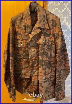 WW2 German Elite Oak B Fall Autumn Camo Four Pocket Tunic SM Wholesale US46R