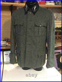 WW2 German Elite Officer Reenactor wool tunic. Size 42 XL