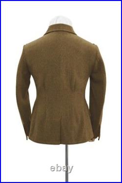 WW2 German Elite Wehrmannschaften Brown Wool Tunic Feldbluse II