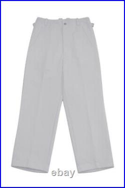 WW2 German Elite White Officer Gabardine Straight Trousers