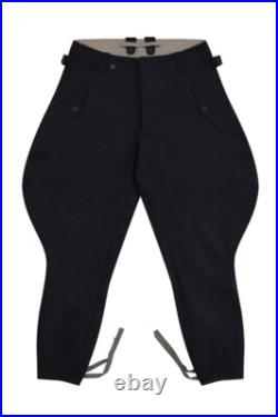 WW2 German Elite Youth Black Wool Breeches