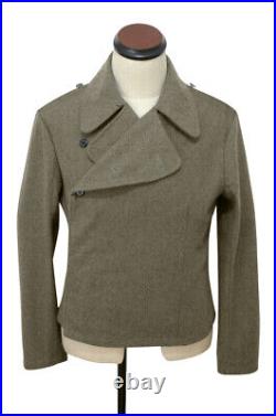 WW2 German Elite assault gunner brown wool wrap jacket