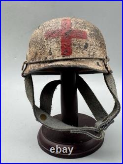 WW2 German FJ Medic Helmet Miniature Fallschirmjager Camo