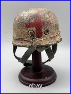WW2 German FJ Medic Helmet Miniature Fallschirmjager Camo