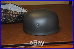 WW2 German Fallschirmjager Helmet with Cover