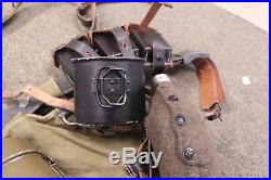 WW2 German Field gear set complete Canteen Mess tin Shovel and Bayonet