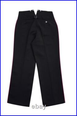 WW2 German Fire Police Black Gabardine Service Trousers With Pipe
