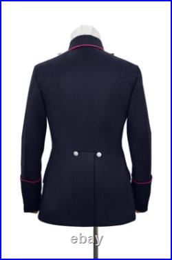 WW2 German Fire Police Navy Blue Gabardine Service Tunic With Pipe WW2 German Fire Police Navy Blue Gabardine Service Tunic With Pipe