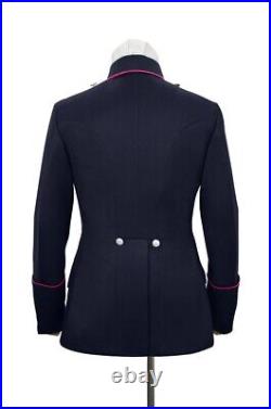 WW2 German Fire Police Navy Blue Gabardine Service Tunic With Pipe L