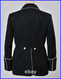 WW2 German General Black Mess Dress Tunic Reproduction Formal Military Uniform